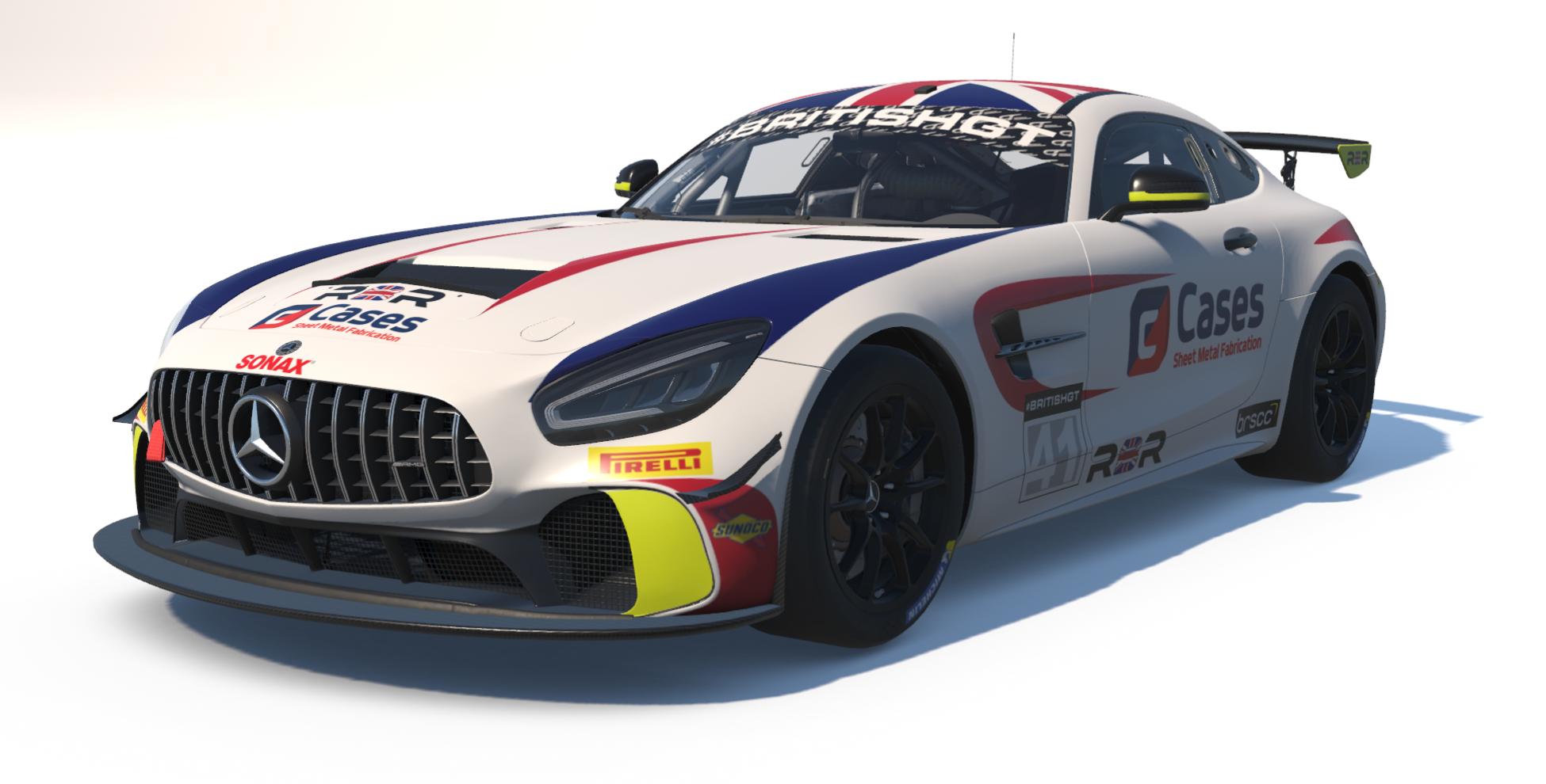 Rob Boston Racing AMG GT4 2025 Entry for the British GT season by Keith ...