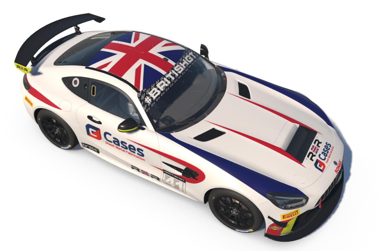 Rob Boston Racing AMG GT4 2025 Entry for the British GT season by Keith ...