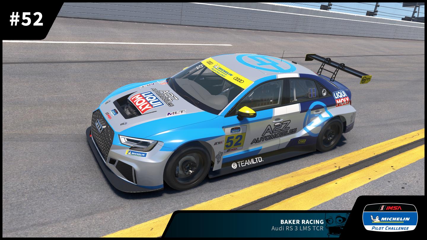 Preview of #52 Baker Racing Audi RS3 LMS TCR 2025 IMSA Michelin Pilot Challenge by Zack W Gould