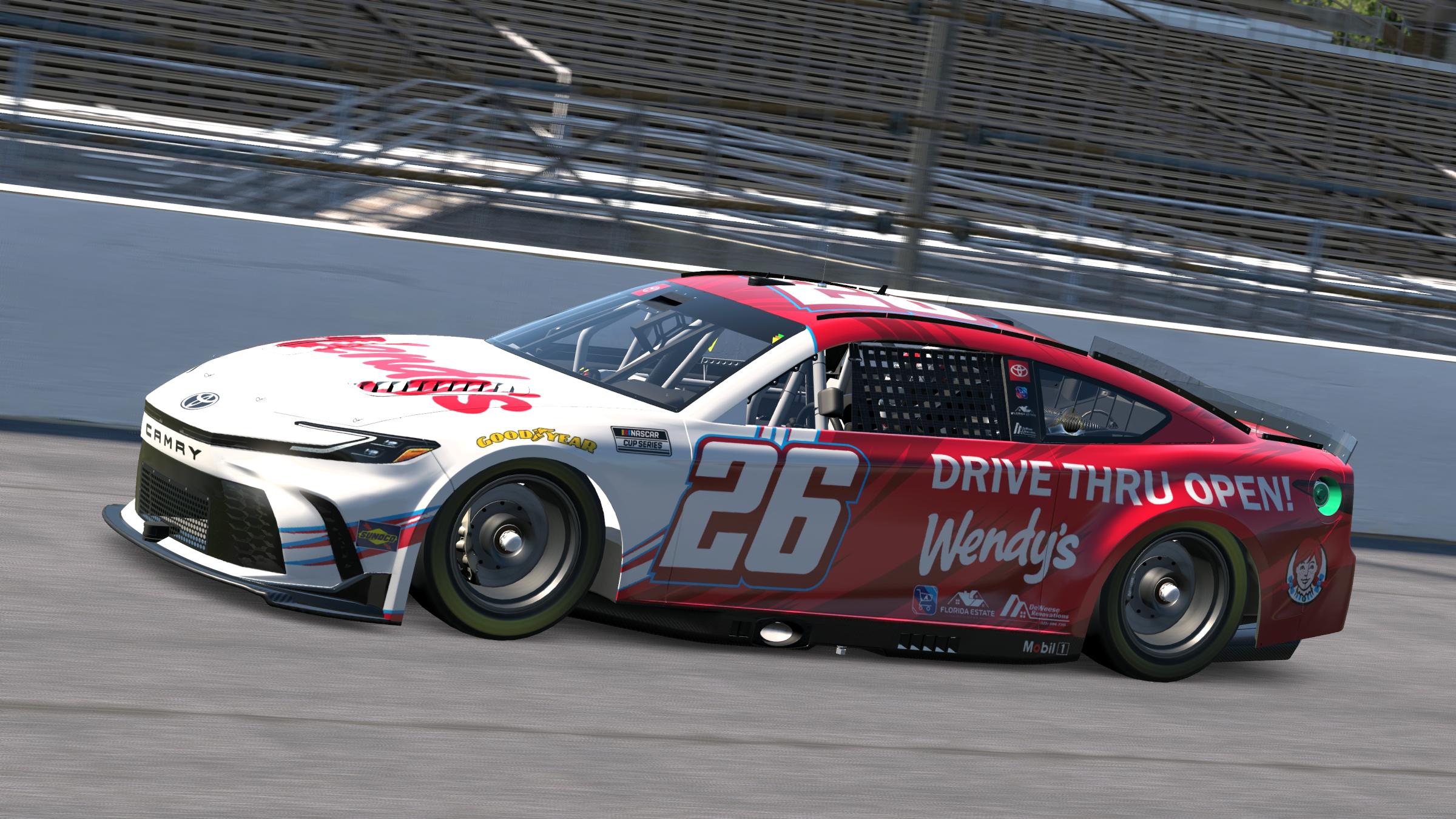 Preview of #26 Wendys Toyota Camry by Ben T. Pierce