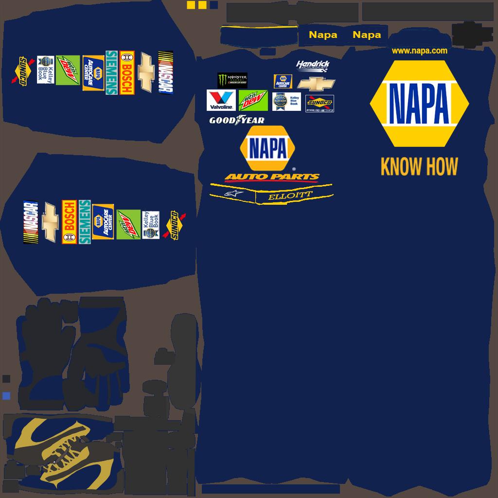 2017 napa Driver Suit by Dale B. Trading Paints