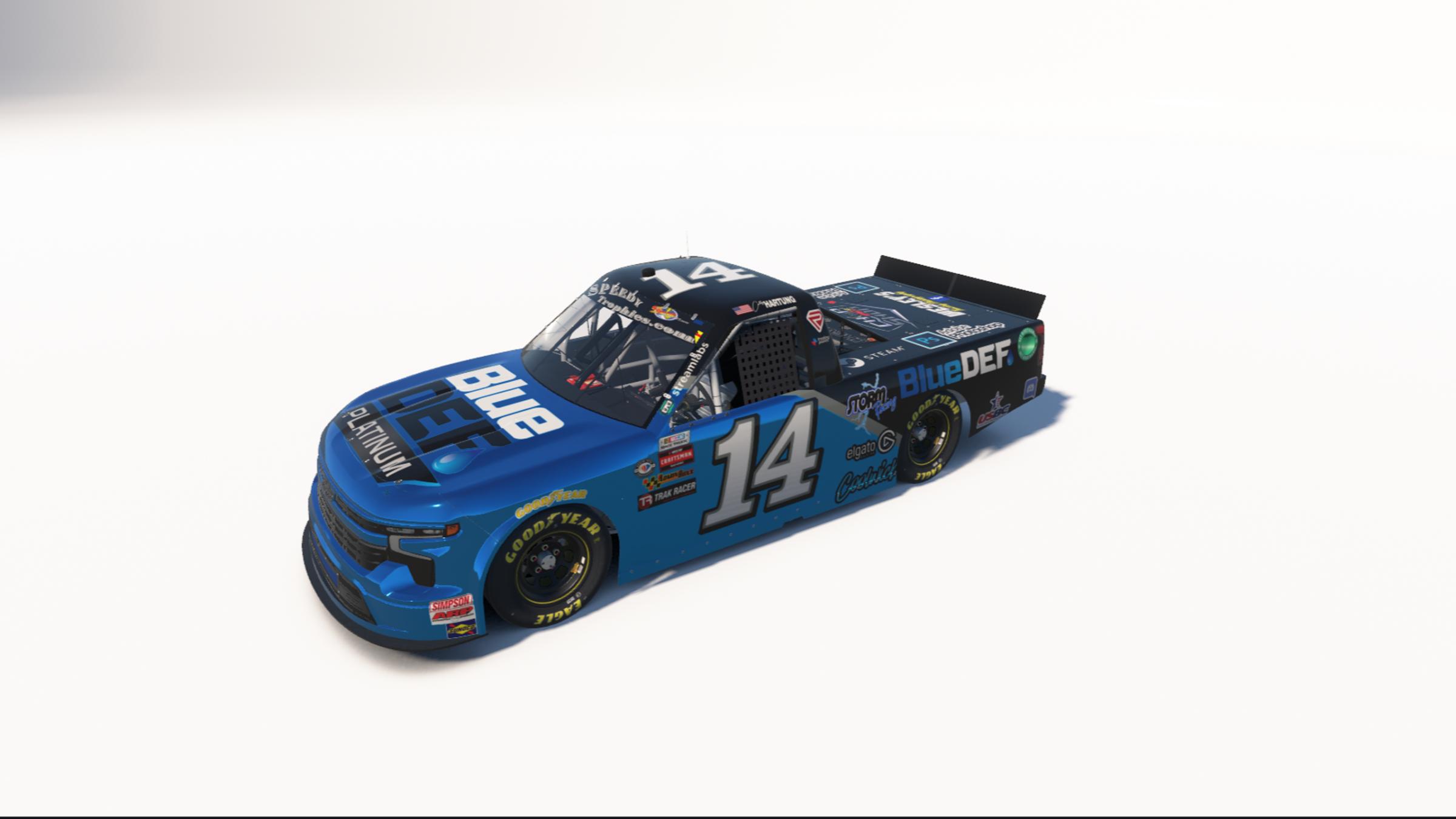 Preview of #14 Colby Hartung Blue DEF by Colby Hartung