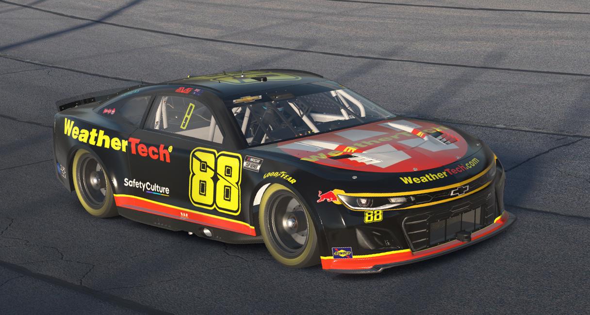 Preview of Shane Van Gisbergen Weather Tech Dale Jarrett Texaco Throwback Concept by Amy Cothron