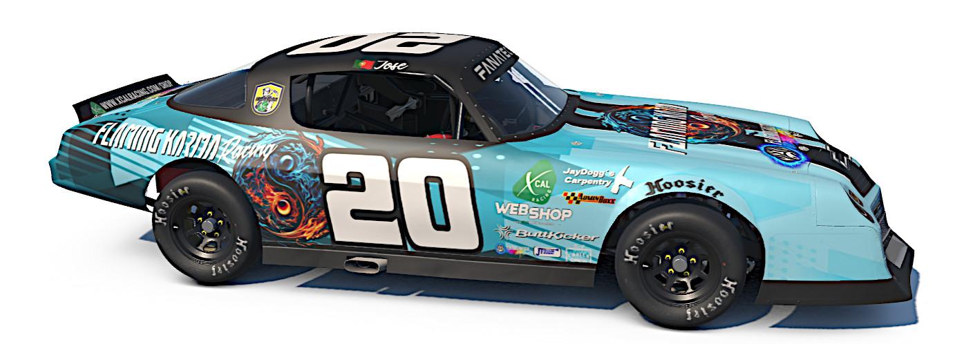 Preview of Jose Godinho:  #20 Flaming Karma Racing/FKPS II XCAL 2025 by Gerald Poole