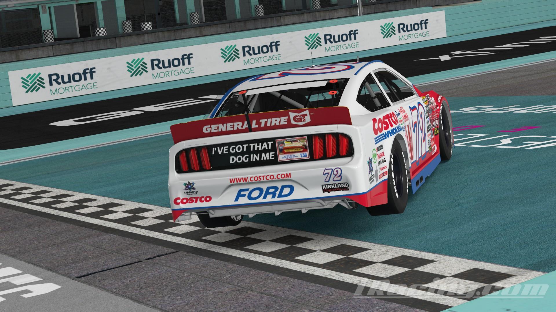 Preview of Costco Warehouse "IVE GOT THAT DOG IN ME" $1.50 Hot Dog Combo ARCA Ford Mustang by Darby Marioth