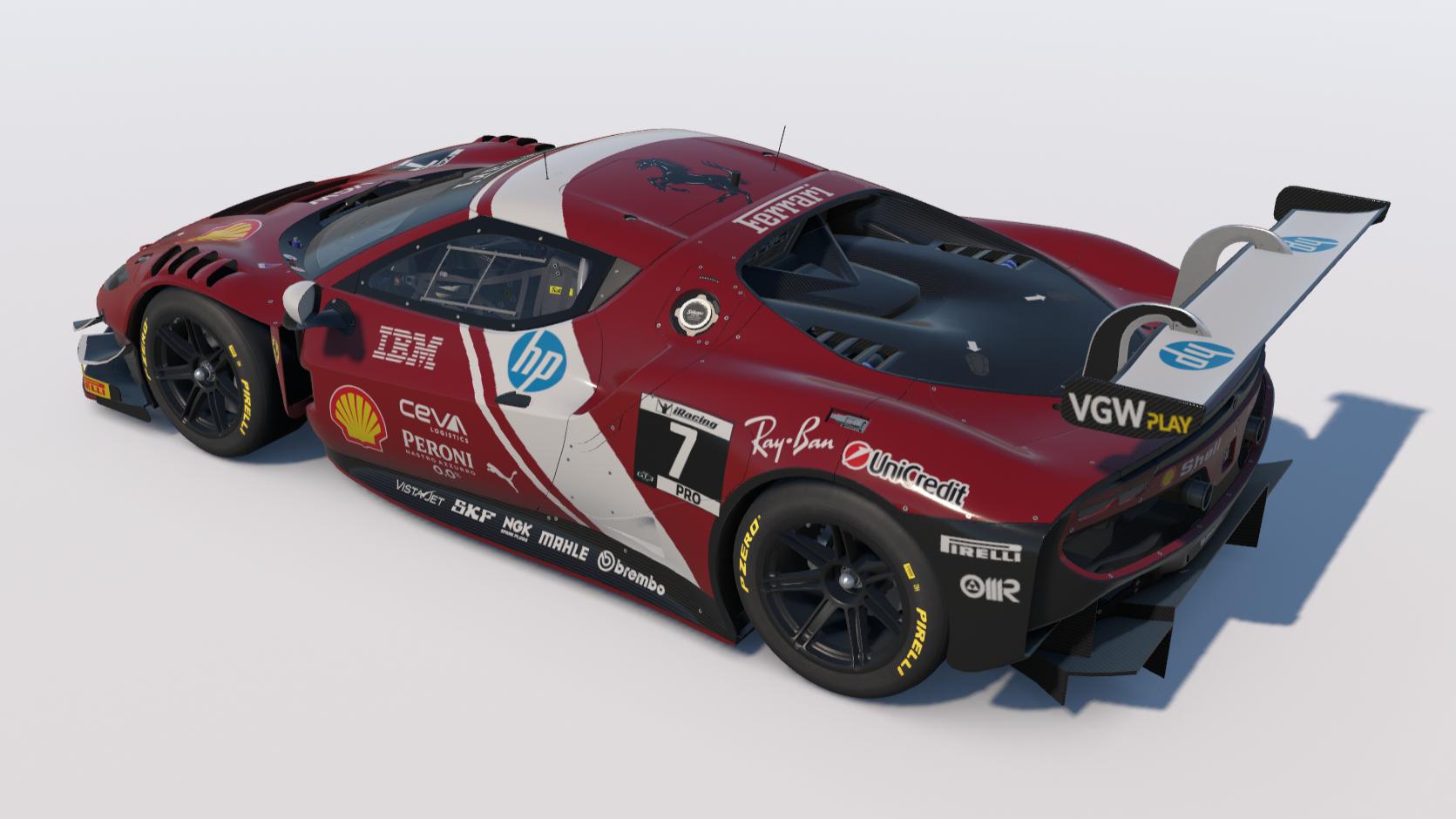 Preview of Ferrari 296 GT3 - SF-25 by Andrea Zanon