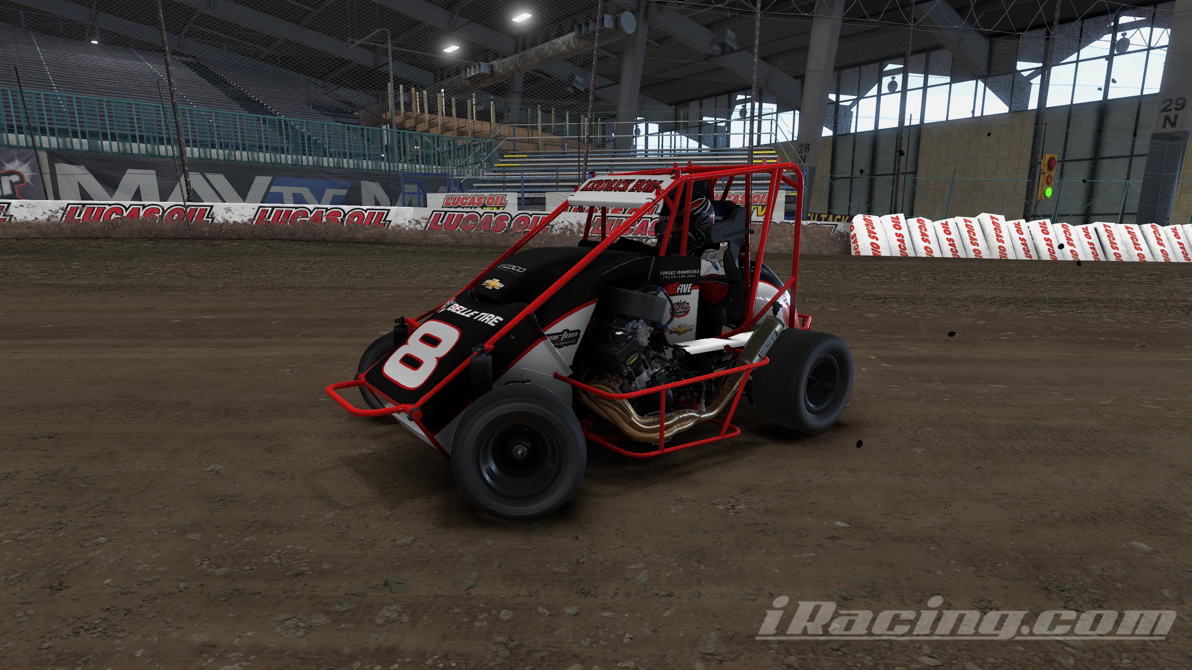 Preview of #8 Belle Tire Nonwing Micro Sprint by Kendrick Hom