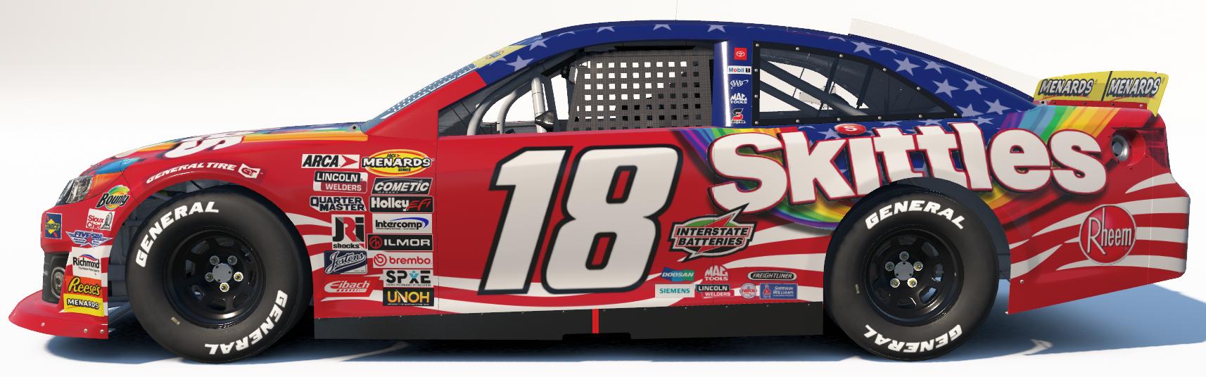 Preview of #18 Skittles America Mix Toyota by Keith Batson