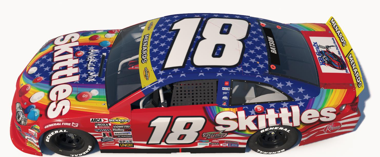 Preview of #18 Skittles America Mix Toyota by Keith Batson