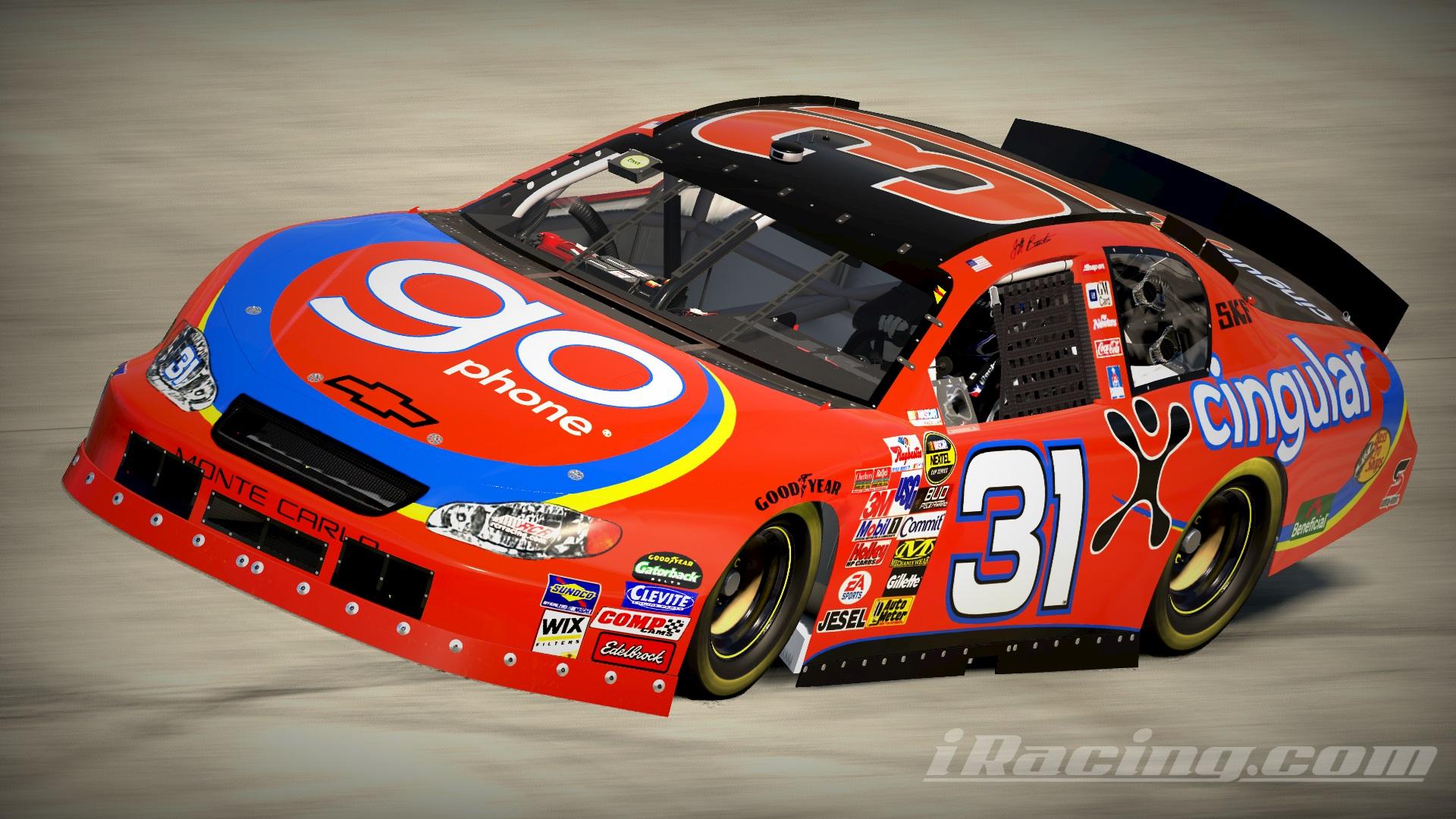 Preview of #31 Jeff Burton 2005 Cingular Wireless Go Phone Chevrolet Monte Carlo by Christian Budd