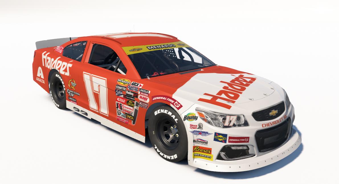 Preview of Hardees Throwback ARCA Chevrolet SS by Ronald Lawson2