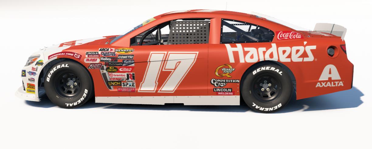 Preview of Hardees Throwback ARCA Chevrolet SS by Ronald Lawson2