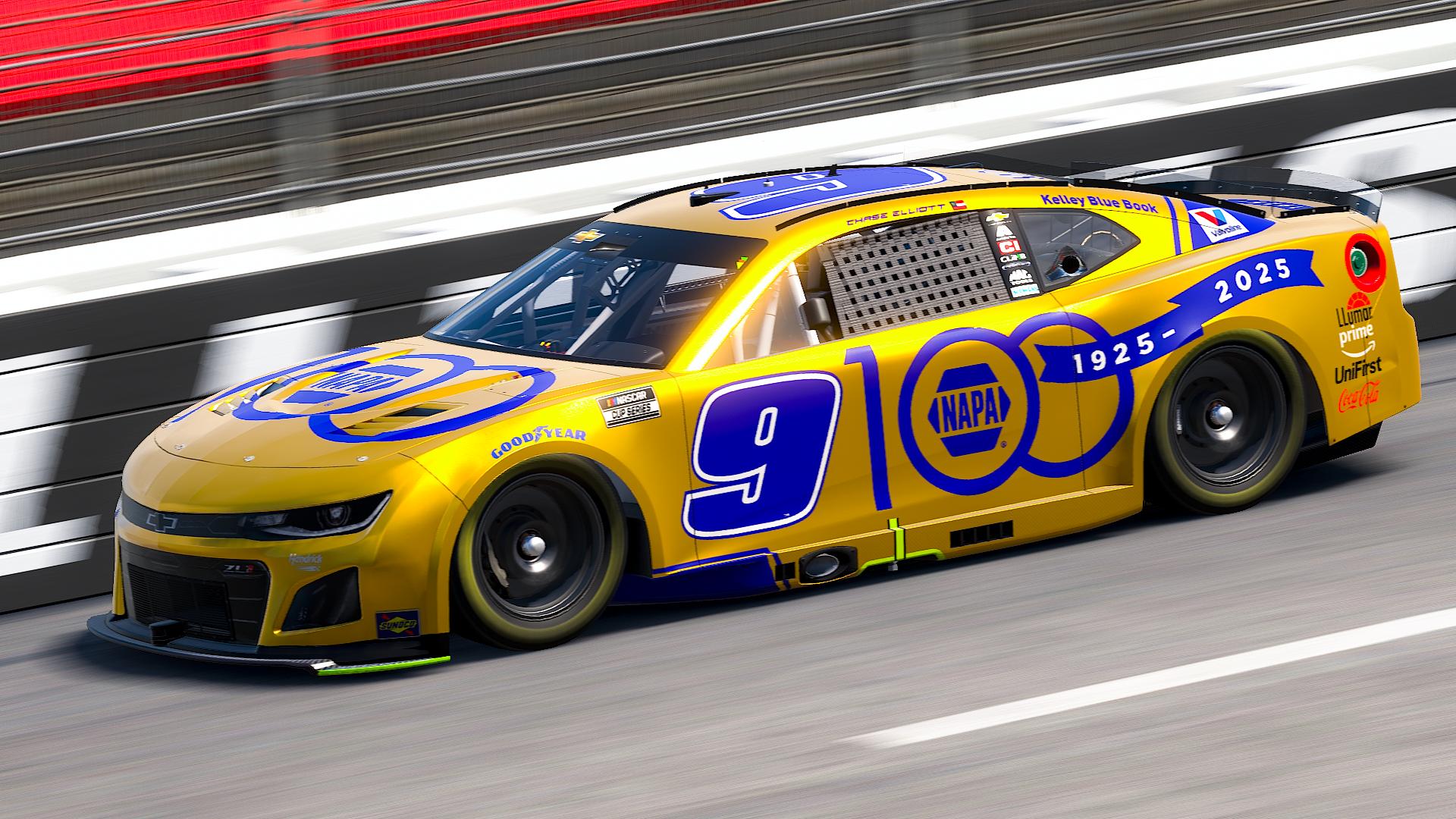 Preview of Chase Elliott 2025 "100 years" Napa Auto Parts by Diego A Acuna