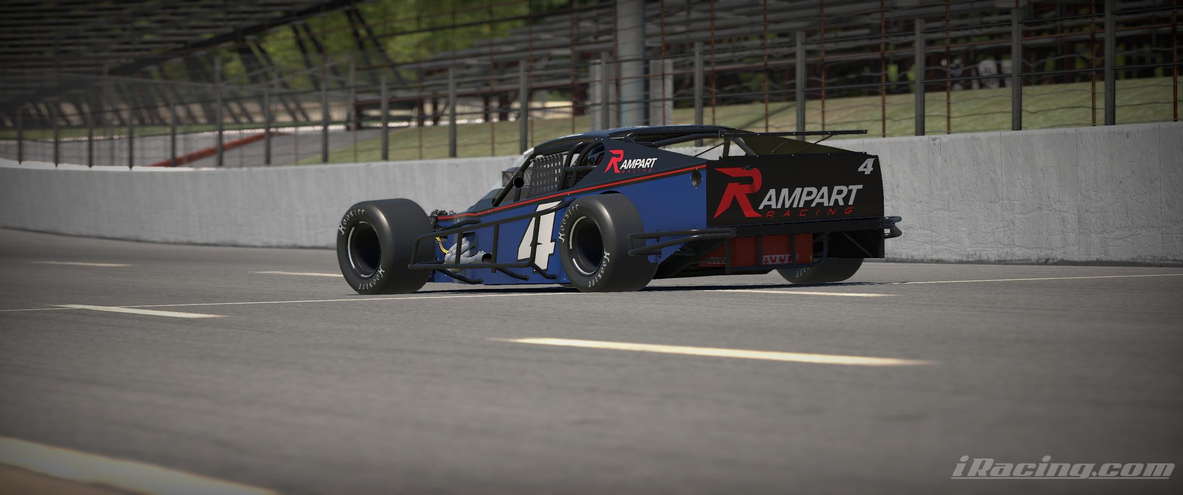 Preview of Rob Pederson Rampart Racing Sim Stamped Number by Rob Pederson