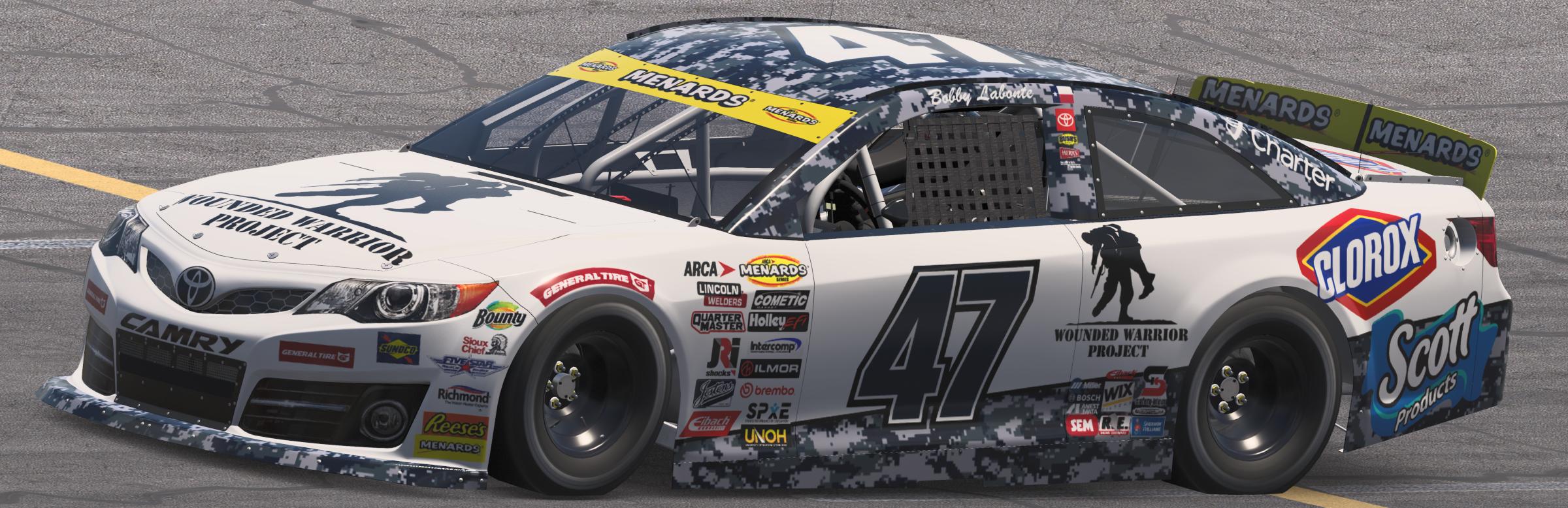 Preview of Bobby Labonte Wounded Warrior Project Phoenix 2013 by Mark Mieczkowski