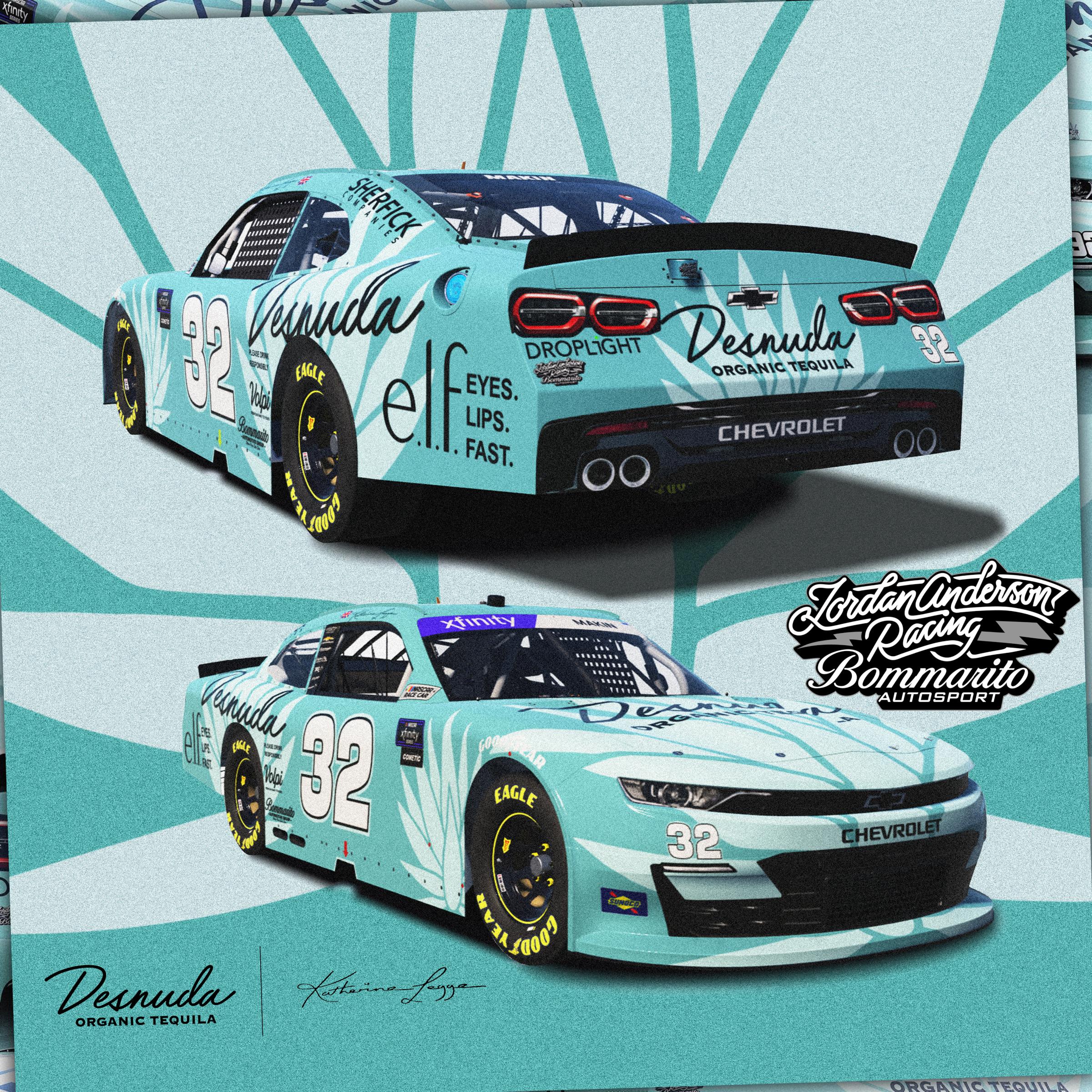 Preview of 2025 #32 Katherine Legge Jordan Anderson Racing (No #s) by Nikolay Makin