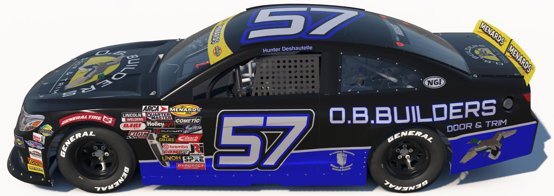 Preview of 2025 Hunter Deshautelle ARCA O.B. Builders Chevy SS by Robert H.