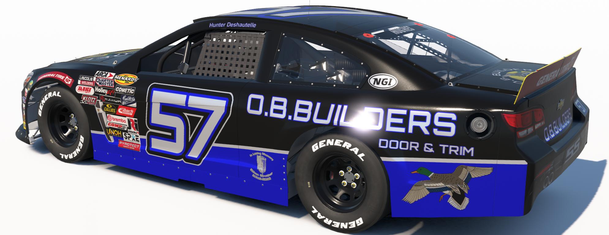 Preview of 2025 Hunter Deshautelle ARCA O.B. Builders Chevy SS by Robert H.