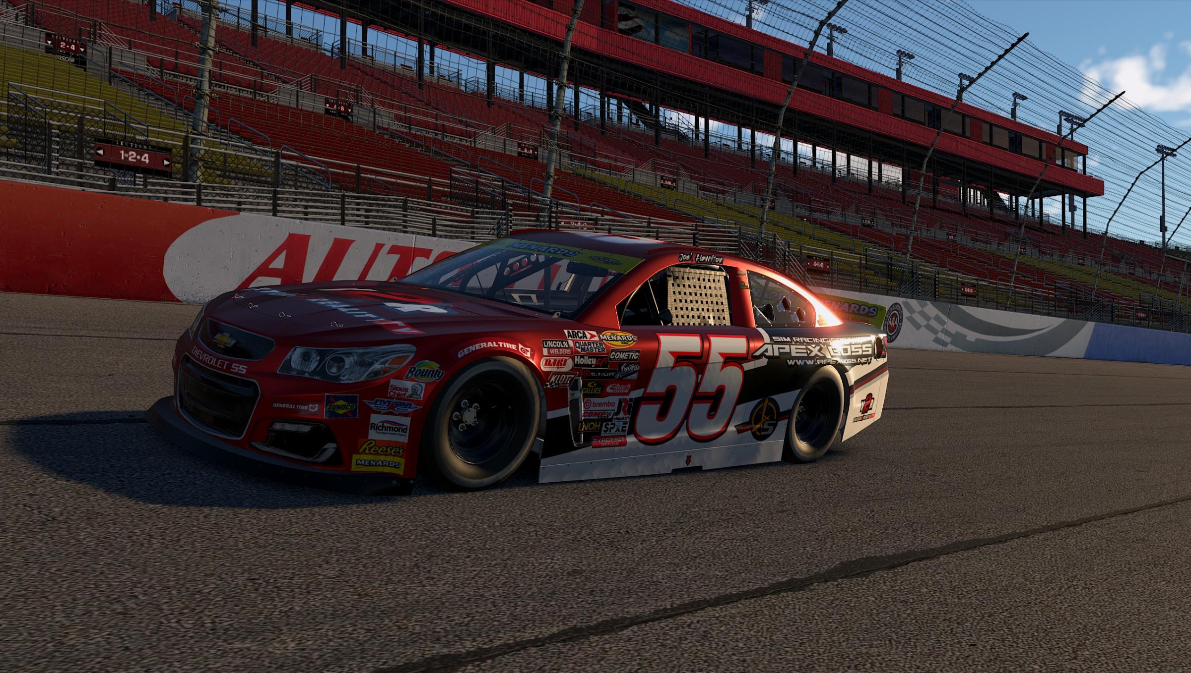 Preview of Virtual2Reality.tv/ ApexBoss.net Chevy SS ARCA by Joel H.