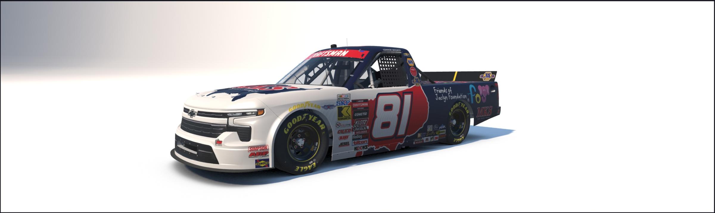 Preview of 2025 #81 Connor Mosack | MKS | BMRNAPA | Bill McAnally Racing by Nikolay Makin