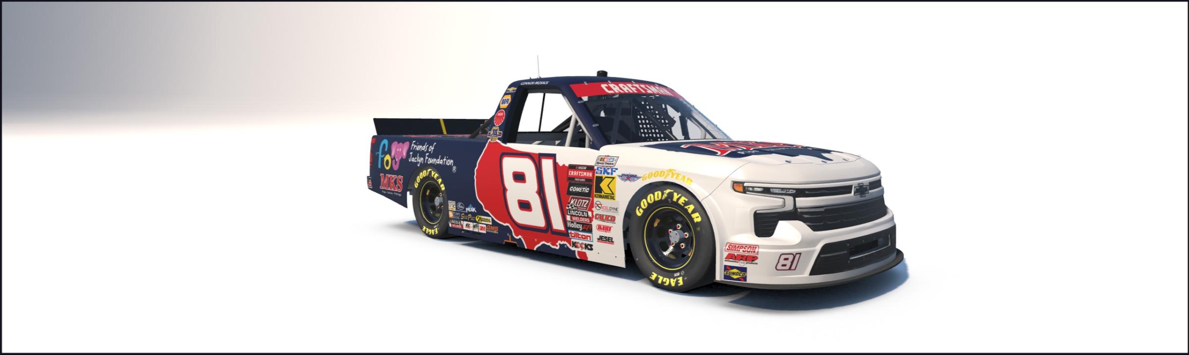 Preview of 2025 #81 Connor Mosack | MKS | BMRNAPA | Bill McAnally Racing by Nikolay Makin