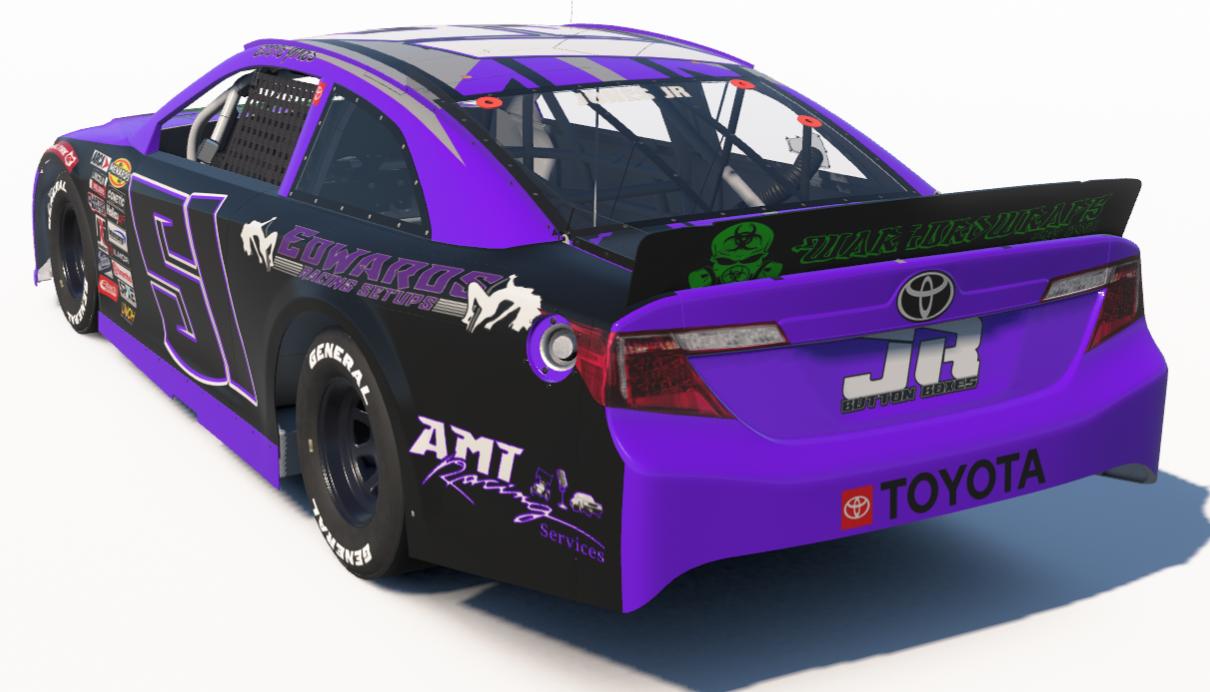 Preview of Eddie Jones Jr #51 JBSRL ARCA by Eddie Jones Jr