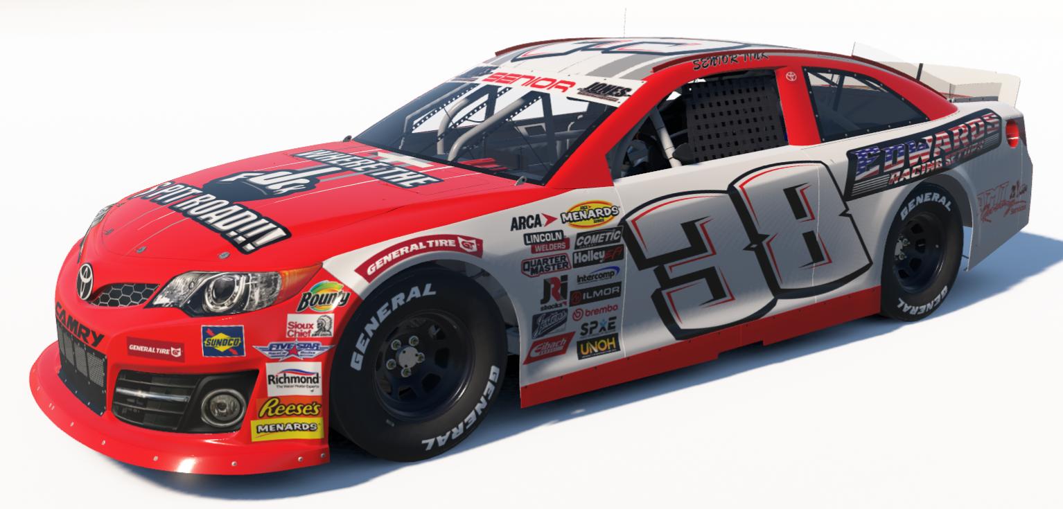 Preview of Ed Jones Sr. #38 JBSRL ARCA by Eddie Jones Jr