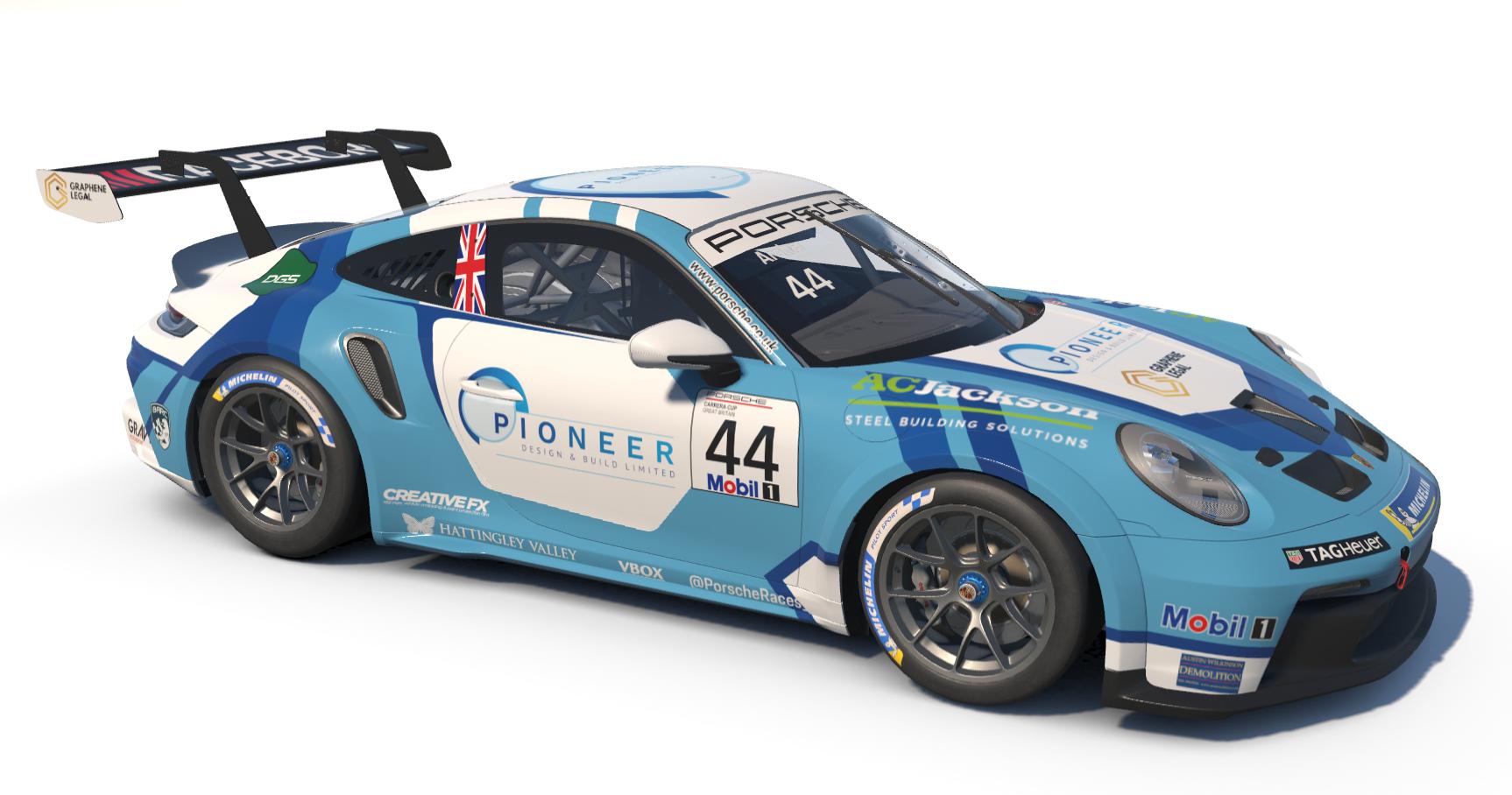 Preview of Graves Motorsport Car #44 - Jonathan Beeson - 2025 Porsche Carrera Cup GB by Keith Archer