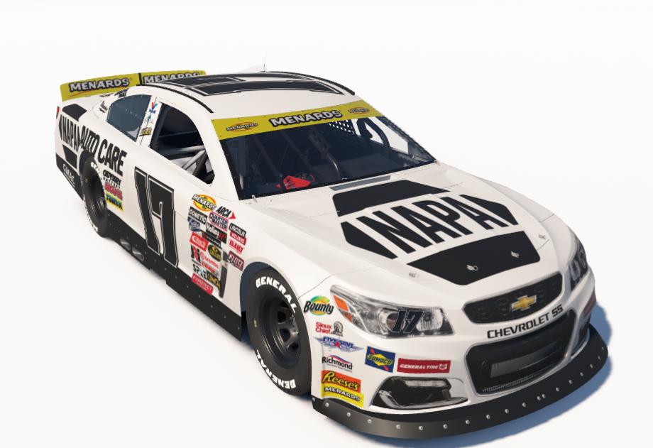 Preview of Fantasy White Napa ARCA Chevrolet SS by Ronald Lawson2