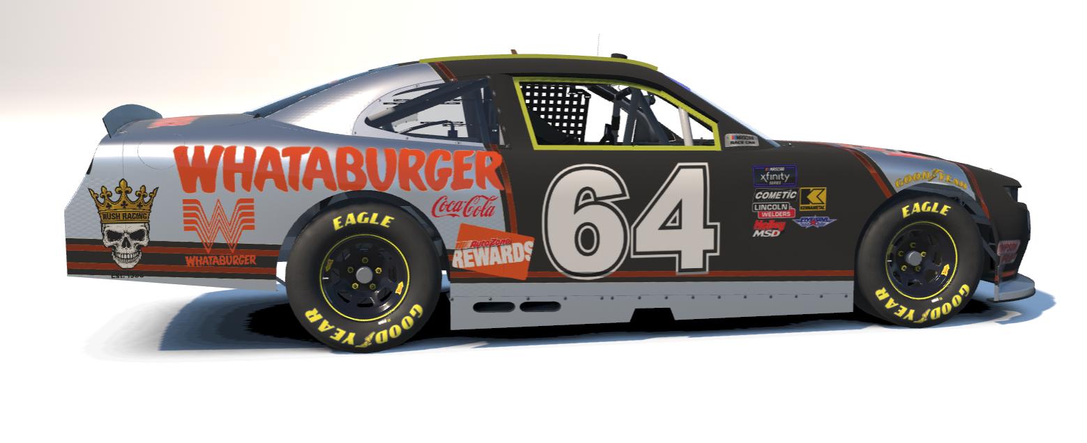 Preview of Whataburger Xfinity Camaro for my boy Antonio  by Carl Rush