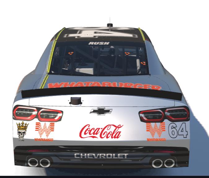 Preview of Whataburger Xfinity Camaro for my boy Antonio  by Carl Rush