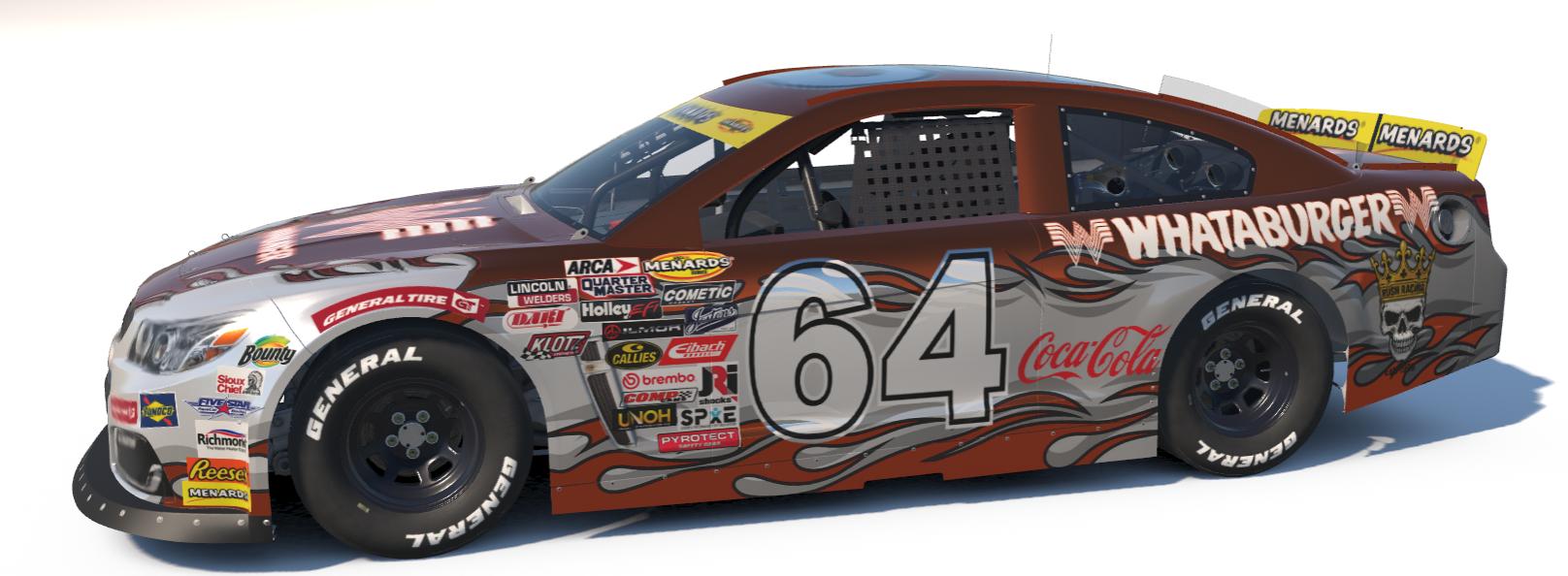 Preview of Whataburger ARCA Chevy SS for my boy Antonio by Carl Rush