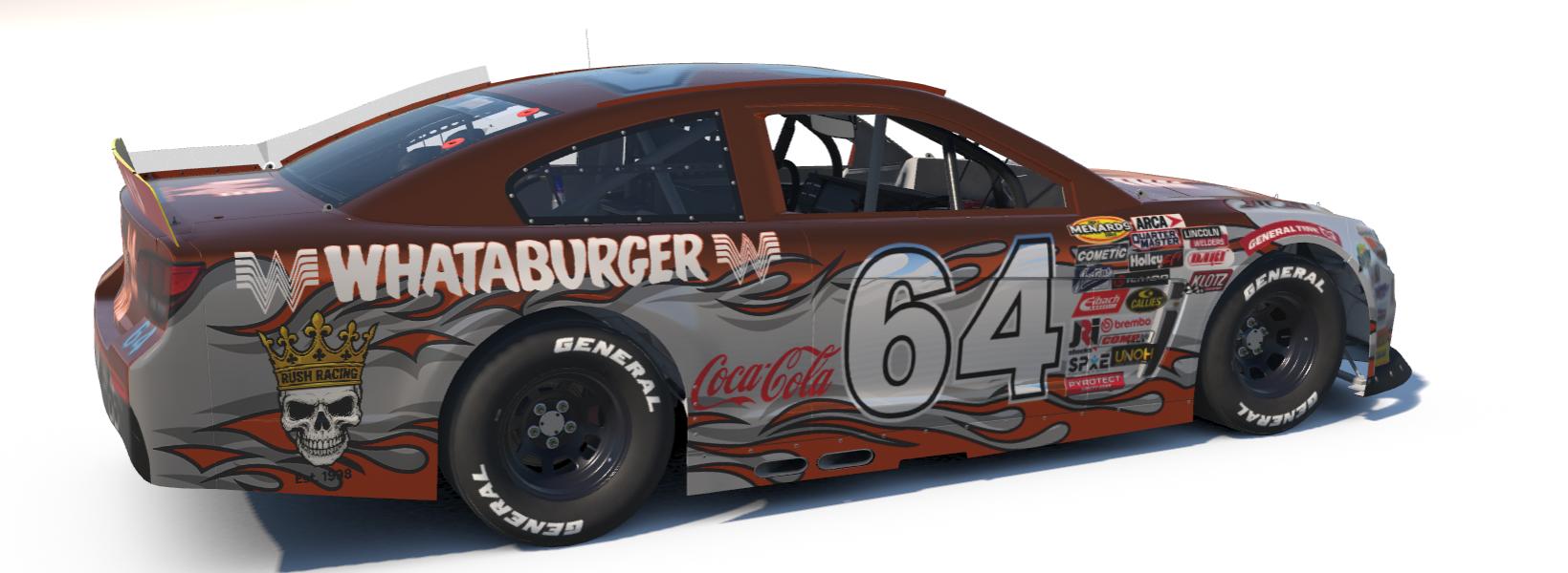 Preview of Whataburger ARCA Chevy SS for my boy Antonio by Carl Rush