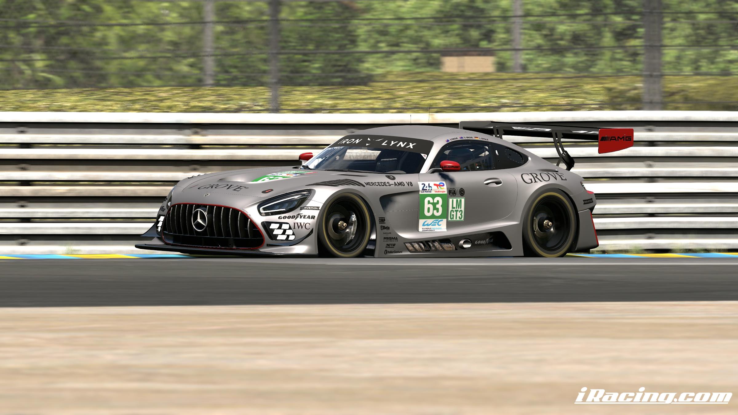 Preview of Mercedes-AMG GT3 EVO - Iron Lynx - 24 Hours of Le Mans - Red by P&auml;r Lommelen