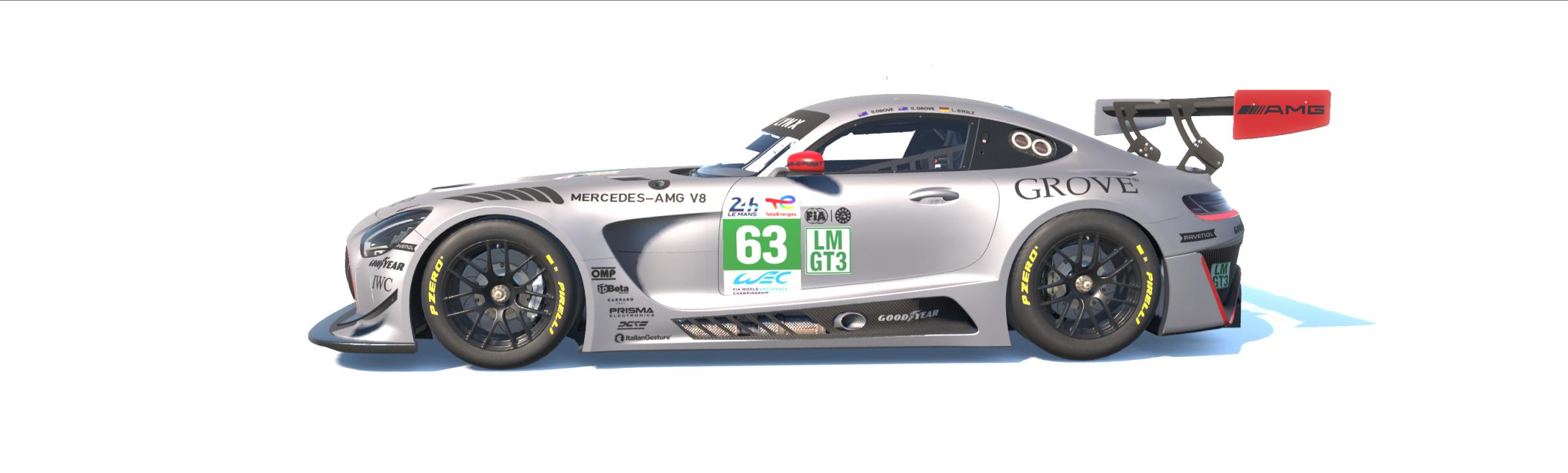 Preview of Mercedes-AMG GT3 EVO - Iron Lynx - 24 Hours of Le Mans - Red by P&auml;r Lommelen