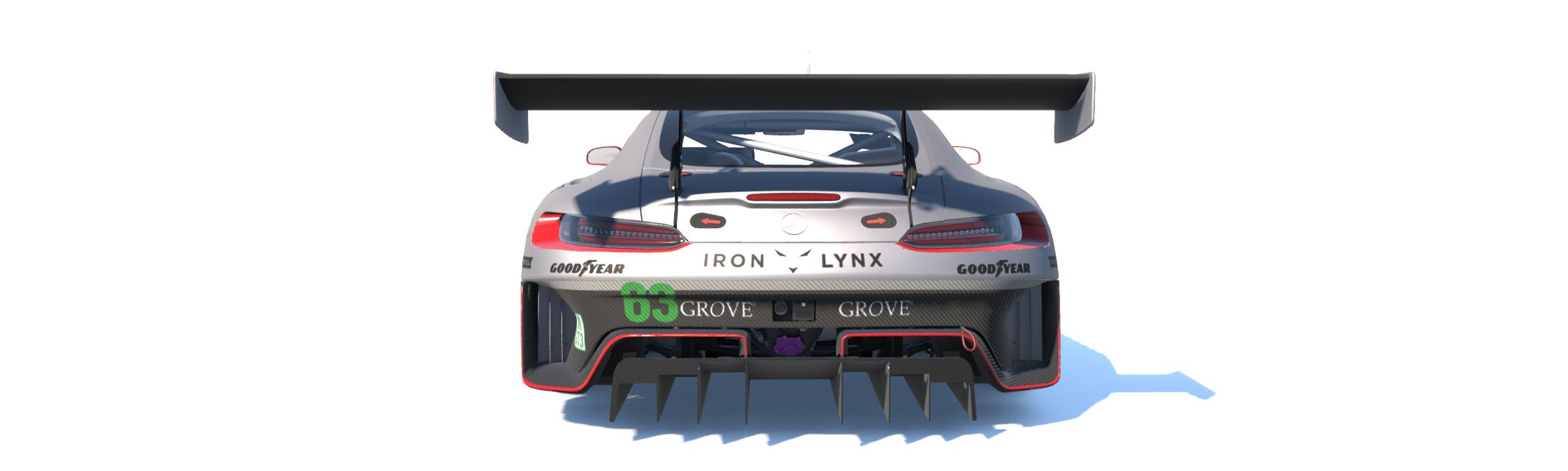 Preview of Mercedes-AMG GT3 EVO - Iron Lynx - 24 Hours of Le Mans - Red by P&auml;r Lommelen