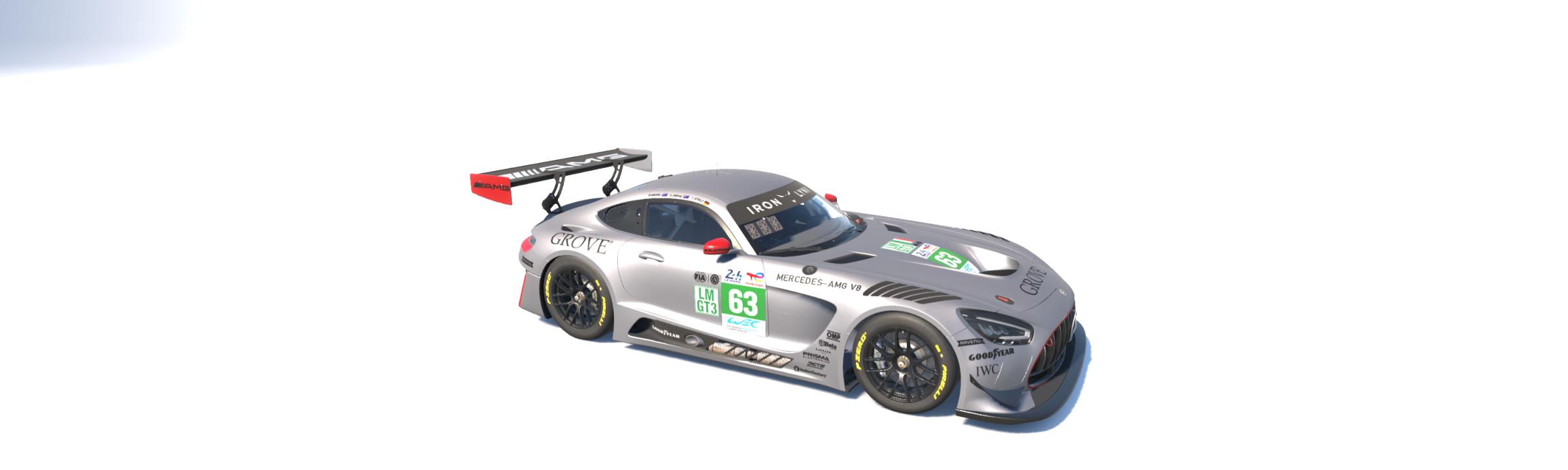 Preview of Mercedes-AMG GT3 EVO - Iron Lynx - 24 Hours of Le Mans - Red by P&auml;r Lommelen