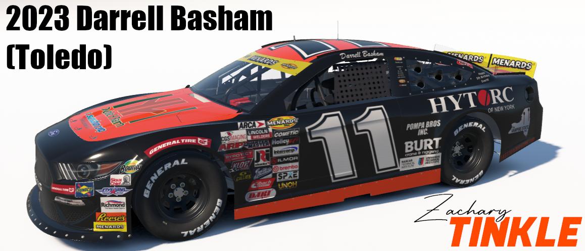 Preview of 2023 Darrell Basham #11 Double H Ranch / Hytorc of New York by Zachary Tinkle