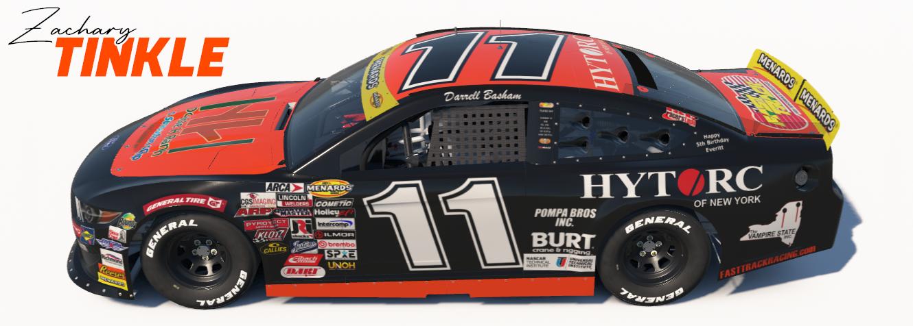 Preview of 2023 Darrell Basham #11 Double H Ranch / Hytorc of New York by Zachary Tinkle