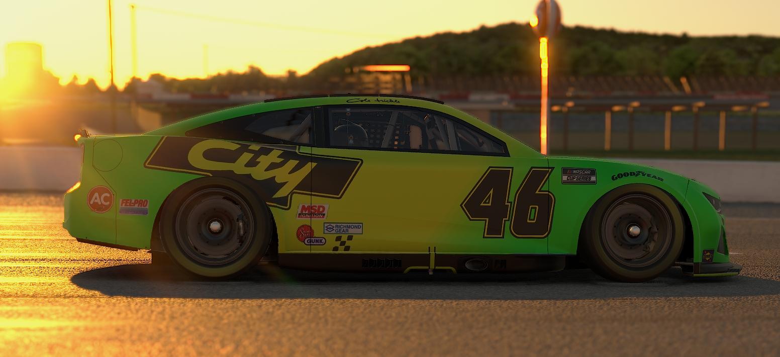 Preview of Days Of Thunder Split Car -- City Chevy/Superflo Motor Oils by Steven Ayers Jr