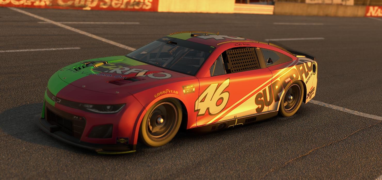 Preview of Days Of Thunder Split Car -- City Chevy/Superflo Motor Oils by Steven Ayers Jr