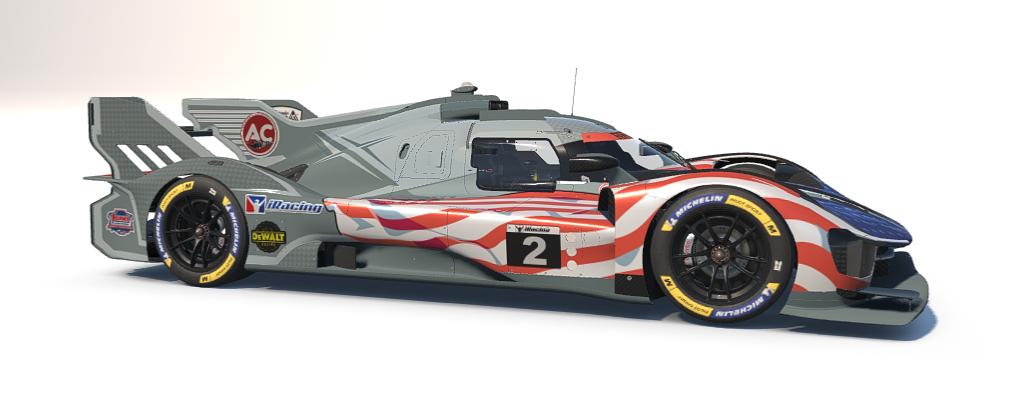Preview of USA flag/ Ferrari 499p by Billy Fitzgerald