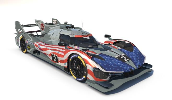 Preview of USA flag/ Ferrari 499p by Billy Fitzgerald