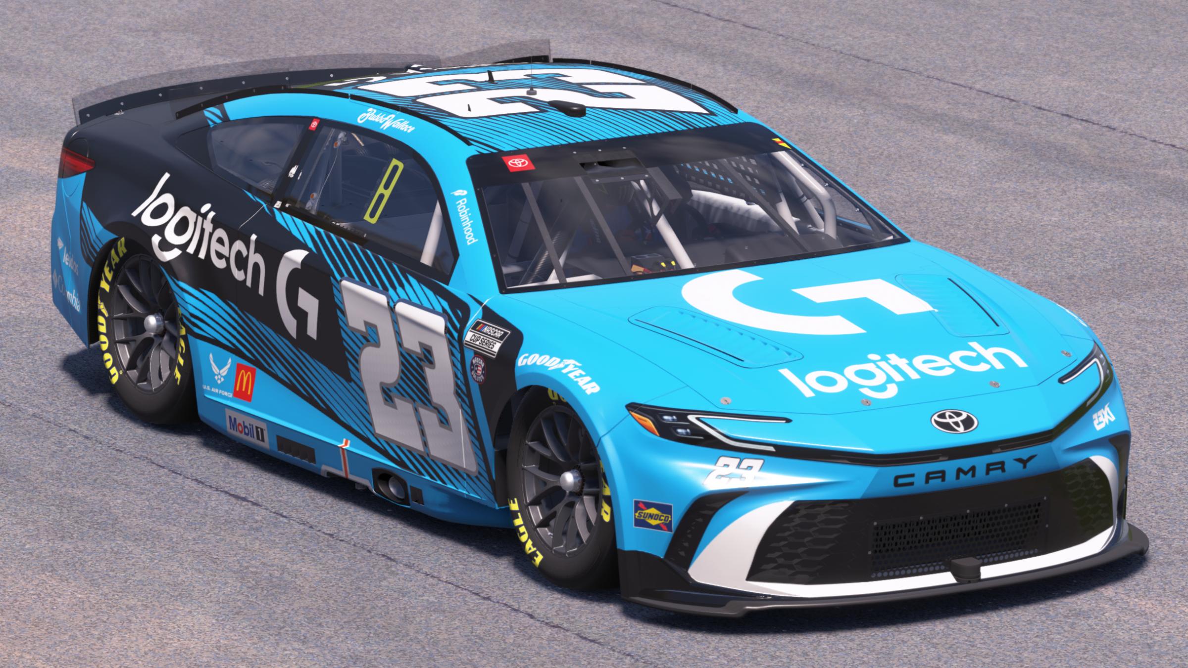 Preview of Bubba Wallace 23XI Racing Logitech G by Mick J.