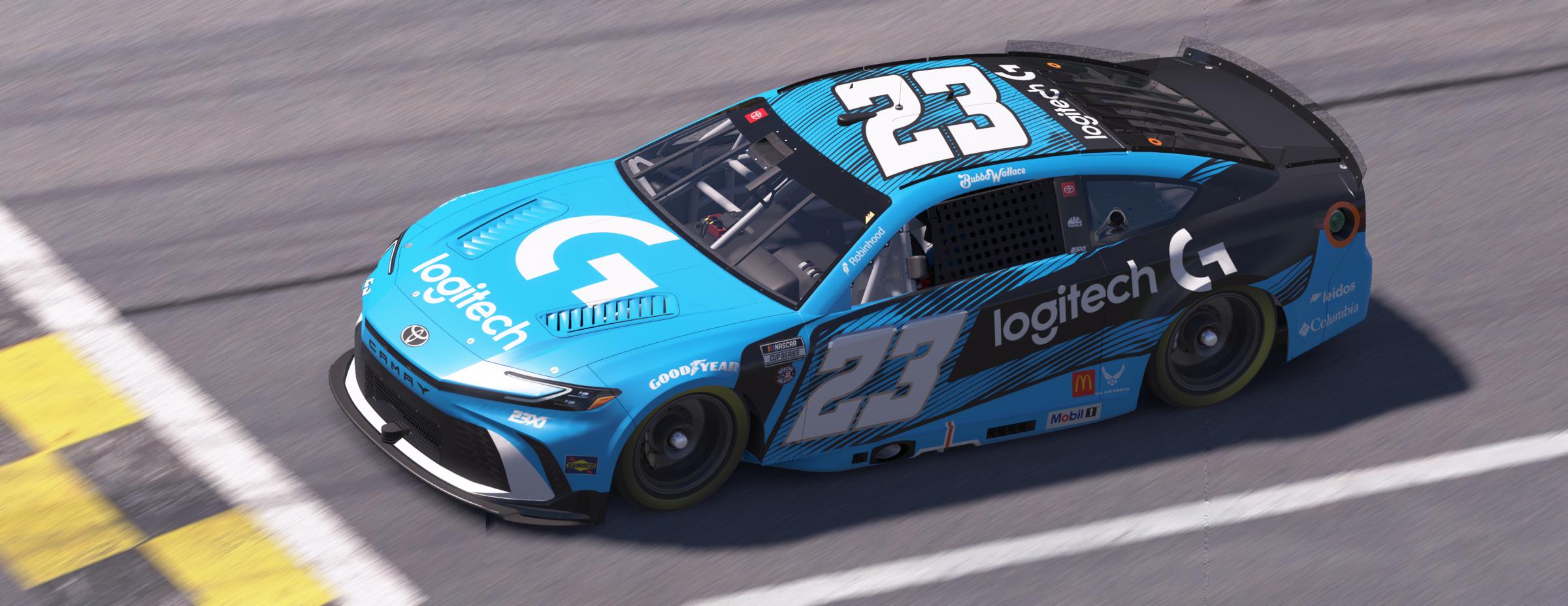 Preview of Bubba Wallace 23XI Racing Logitech G by Mick J.