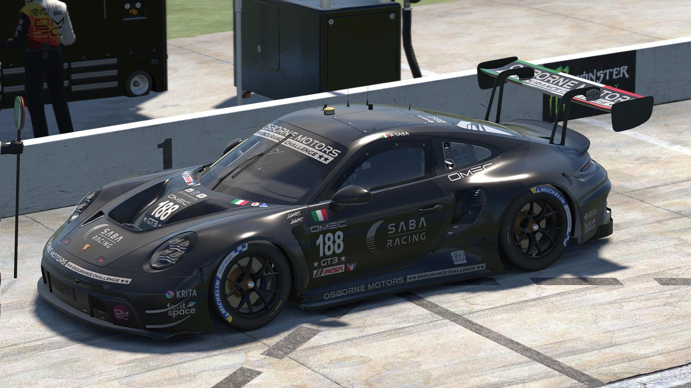 SABA Racing Porsche 992 GT3 
