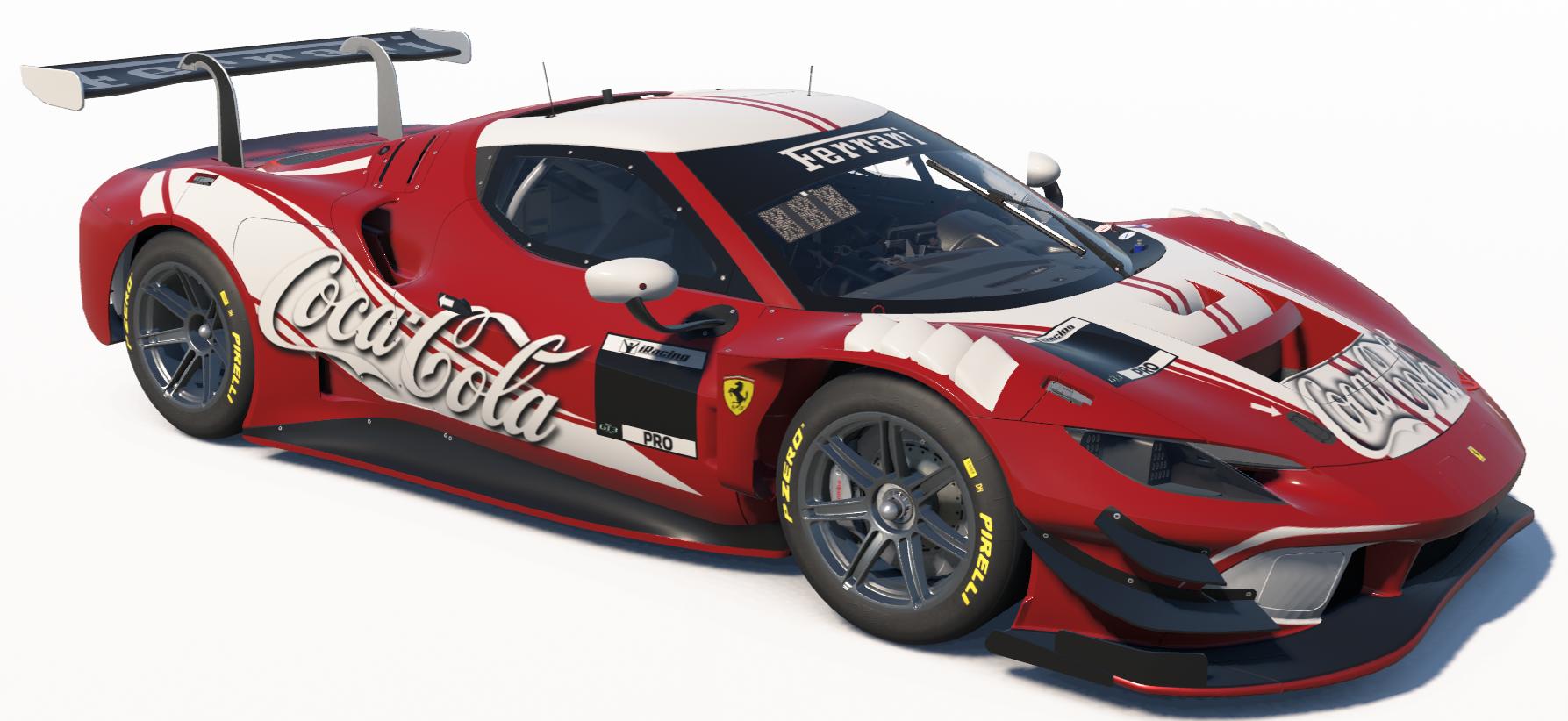 Preview of Coca Cola Ferrari 296 GT3 by James R.