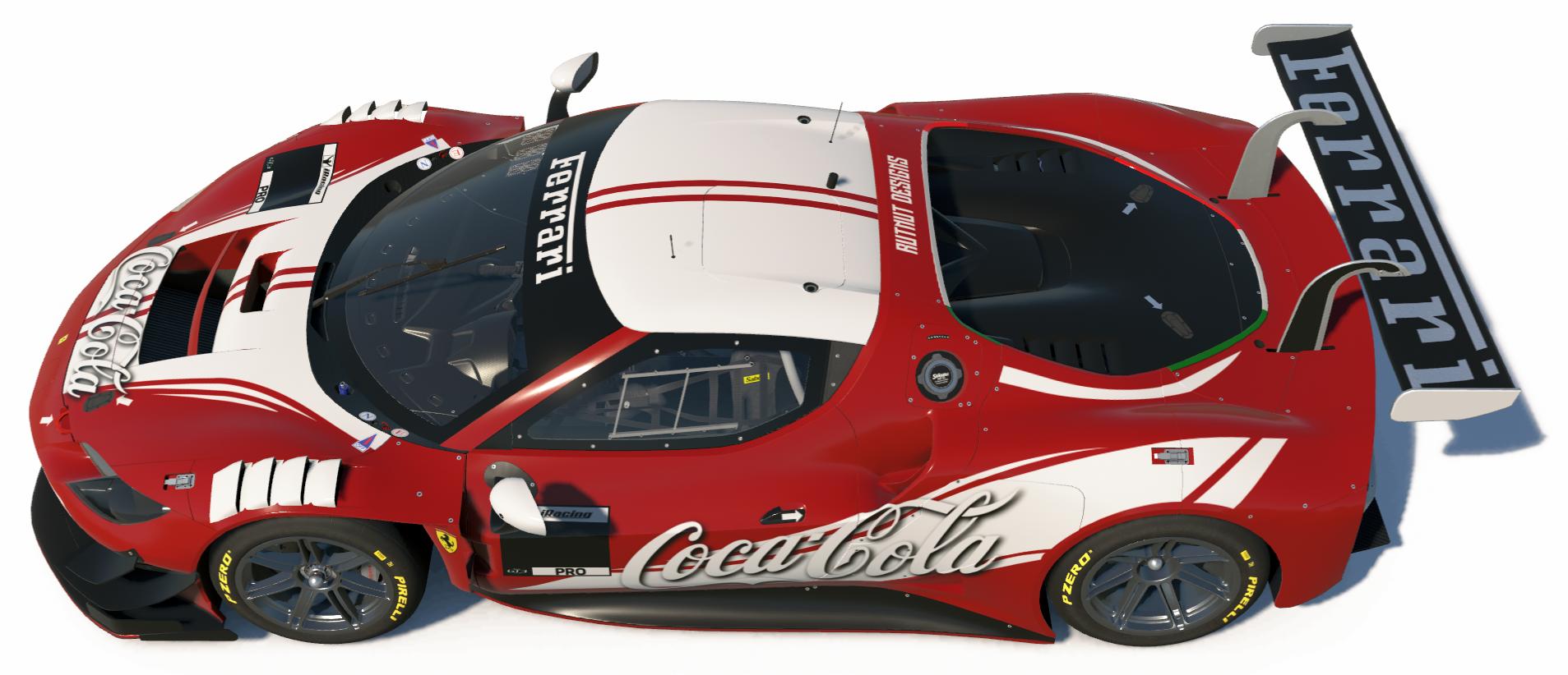 Preview of Coca Cola Ferrari 296 GT3 by James R.