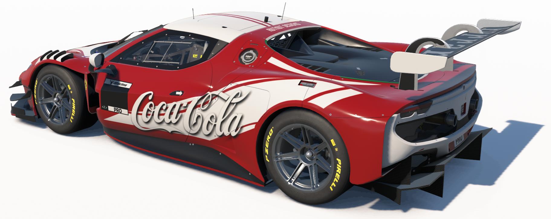 Preview of Coca Cola Ferrari 296 GT3 by James R.