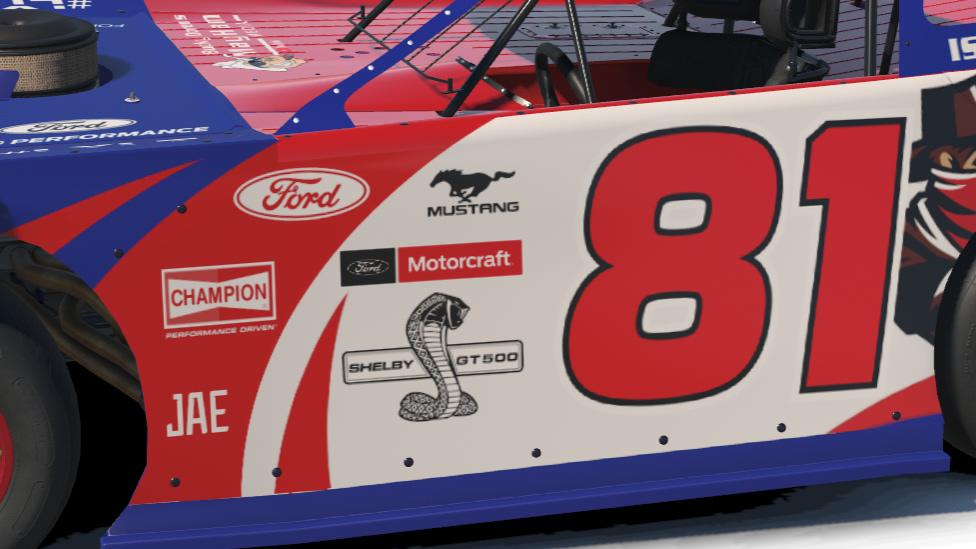 Preview of Ford Mustang Dirt Late model by Jeff Werderman